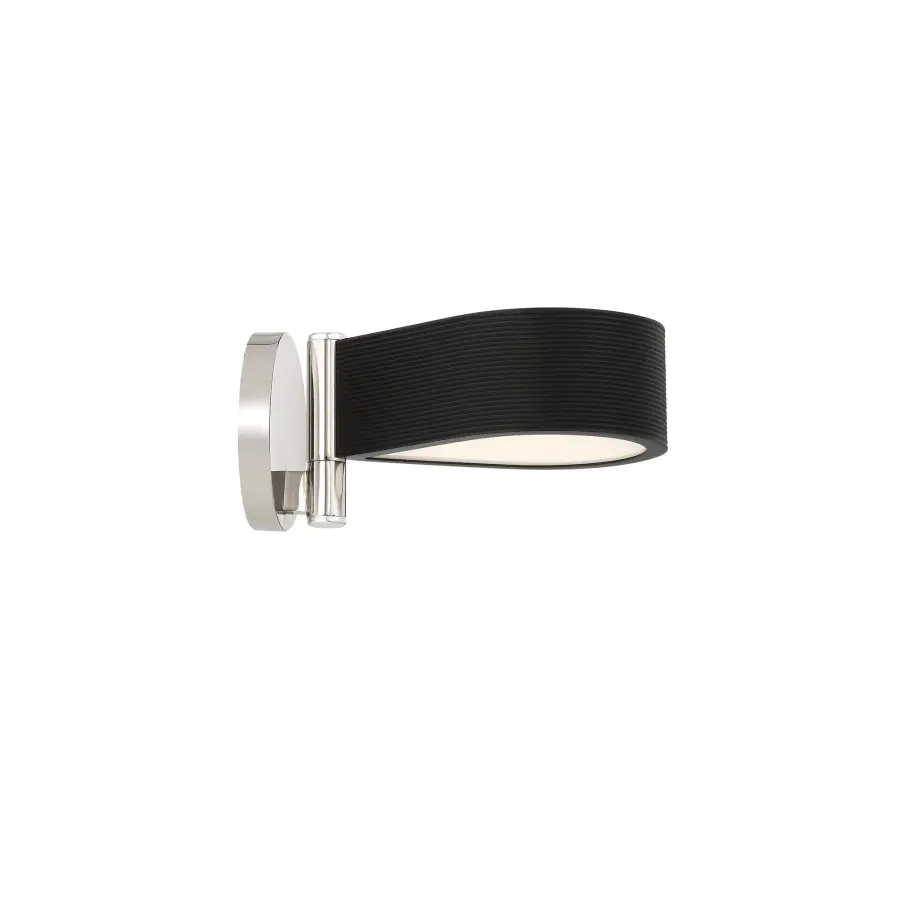 Sleek Contemporary LED Sconce with Dual-Tone Finish - Image 3