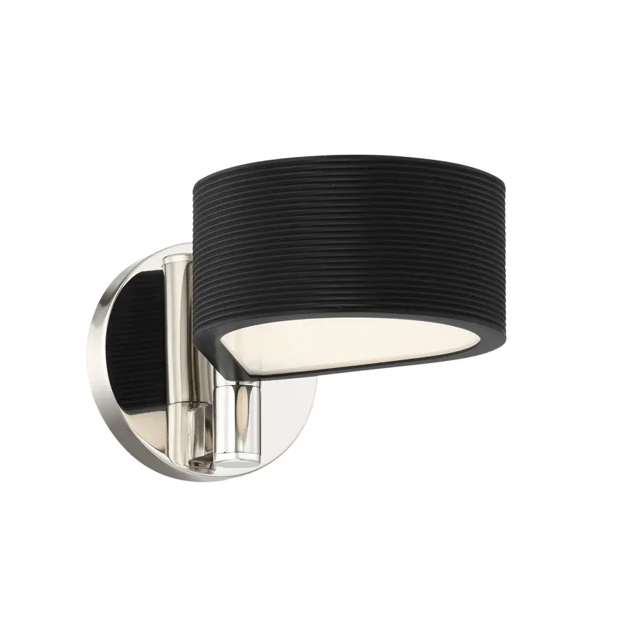 Sleek Contemporary LED Sconce with Dual-Tone Finish - Image 4