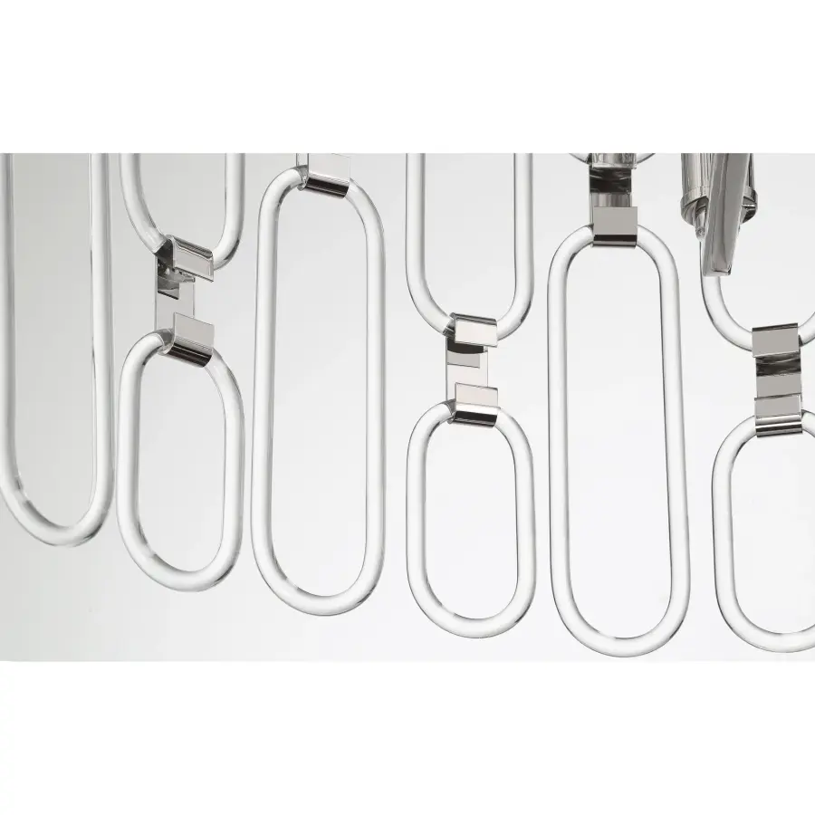 Charming 5-Light Pendant in Polished Nickel - Image 3