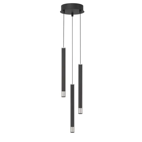 The Wand pendant combines contemporary styling with exceptional color rendering (98 CRI) in a compact 7-inch profile. Its brushed nickel and coal finish adds sophisticated contrast, while integrated LED technology delivers warm, dimmable illumination perfect for smaller rooms and task areas.