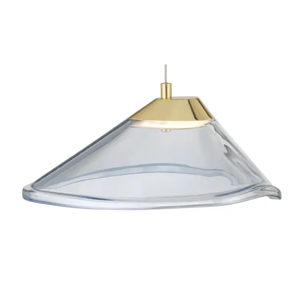 Compact Modern Pendant with Striking Two-Tone Finish - Image 3