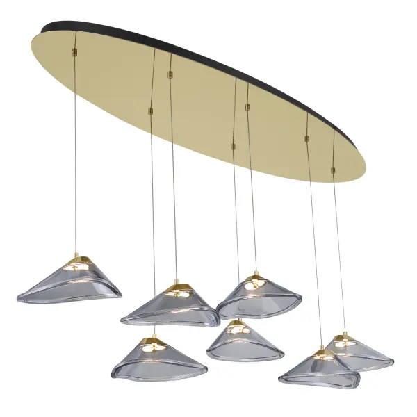 Sneer 7-Light LED Linear Pendant - Image 5