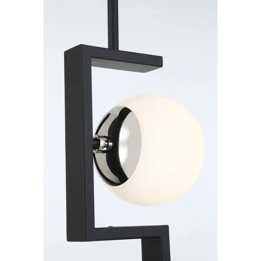 Sleek Contemporary Pendant with Sophisticated Two-Tone Finish - Image 2