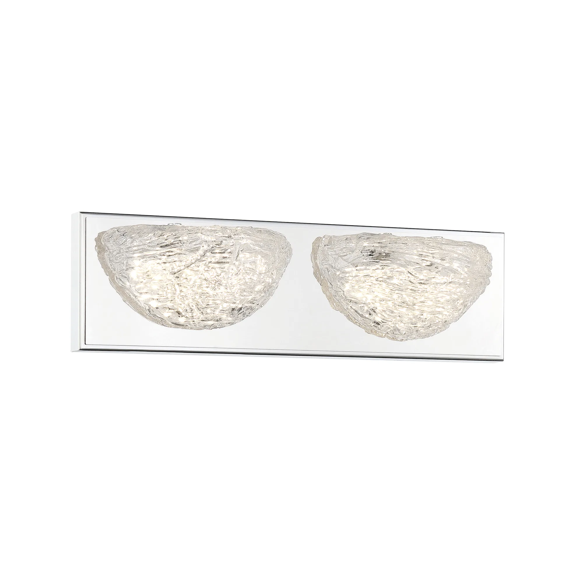 Modern Ice 2-Light LED Bath Vanity Light