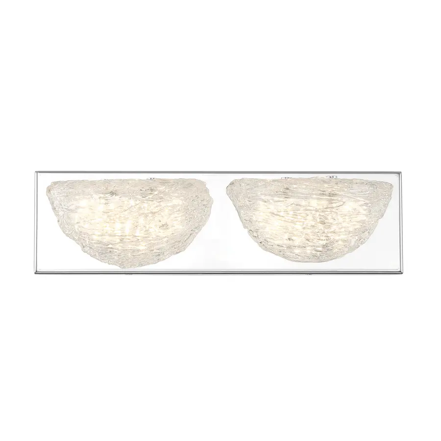 Modern Ice 2-Light LED Bath Vanity Light - Image 2