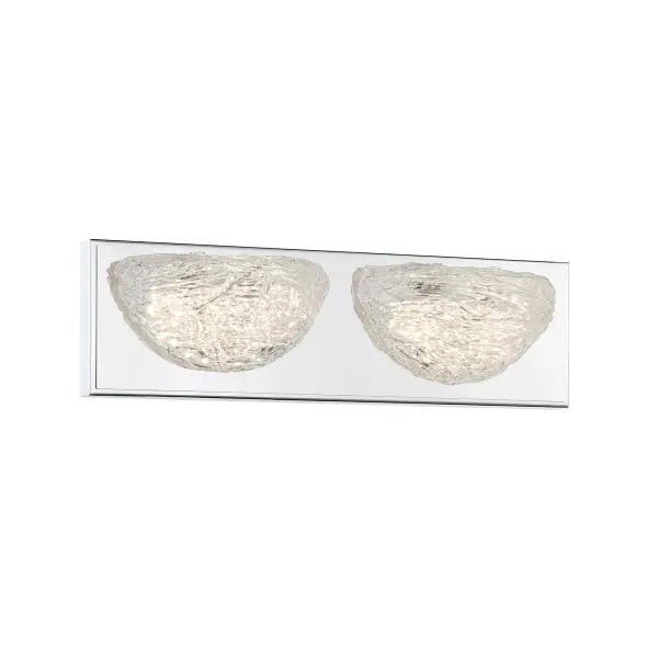 Modern Ice 2-Light LED Bath Vanity Light - Image 6