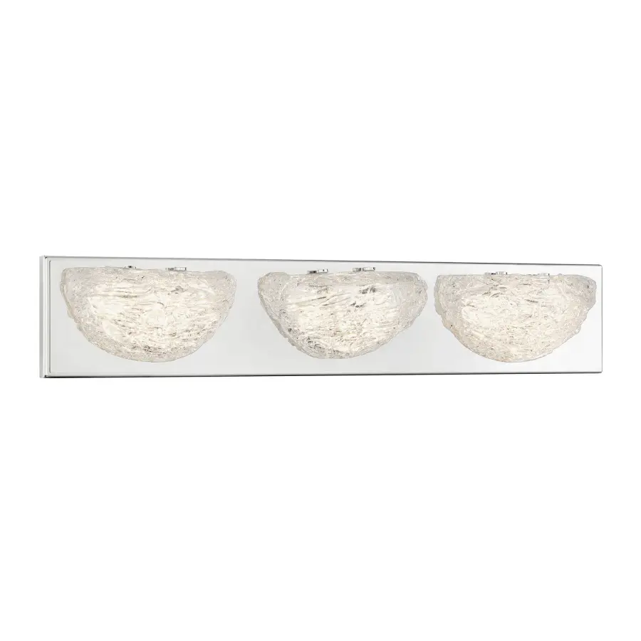 Modern Ice 3-Light LED Bath Vanity Light - Image 1