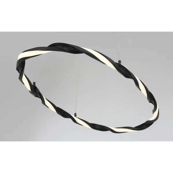 Convolution 36.75" LED Pendant in Coal Finish - Image 4