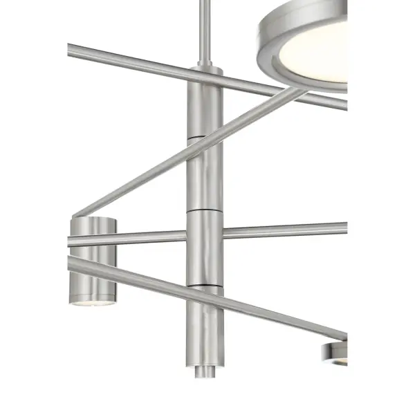 Versatile Modern Chandelier with Adjustable Swivel Design - Image 4