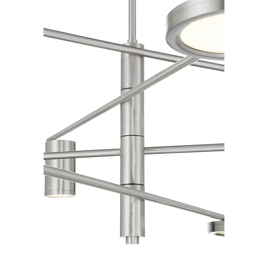 Versatile Modern Chandelier with Adjustable Swivel Design - Image 4