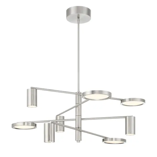 Versatile Modern Chandelier with Adjustable Swivel Design - Image 5