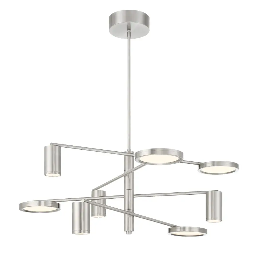 Versatile Modern Chandelier with Adjustable Swivel Design - Image 5