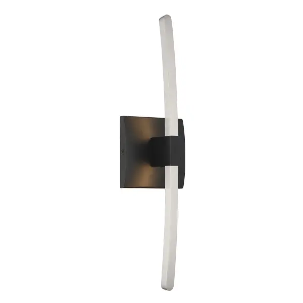 The Archer 18" LED Wall Sconce combines modern design with practical functionality. Its Coal Black and Brushed Nickel finish offers sophisticated contrast, while the frosted acrylic shade provides soft, even illumination with exceptional color rendering.