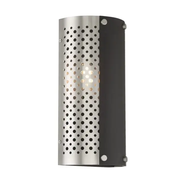 Industrial-Chic Sconce with Dual-Tone Finish - Image 3