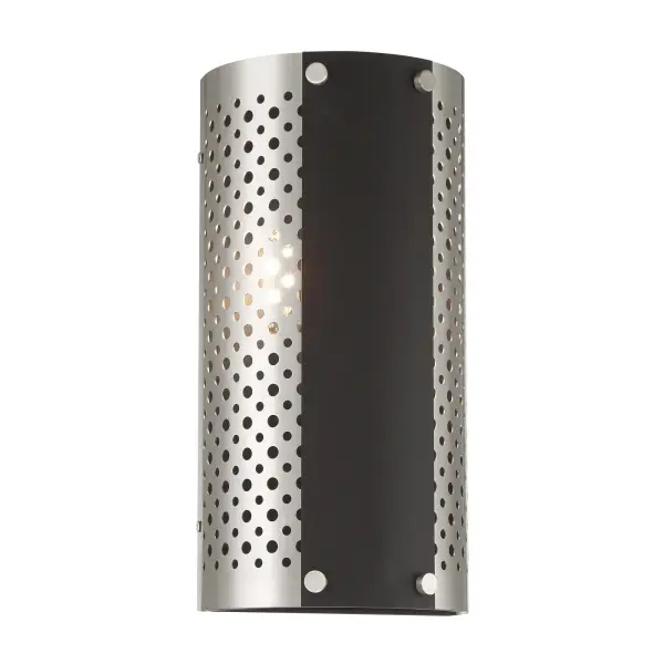 Industrial-Chic Sconce with Dual-Tone Finish - Image 4