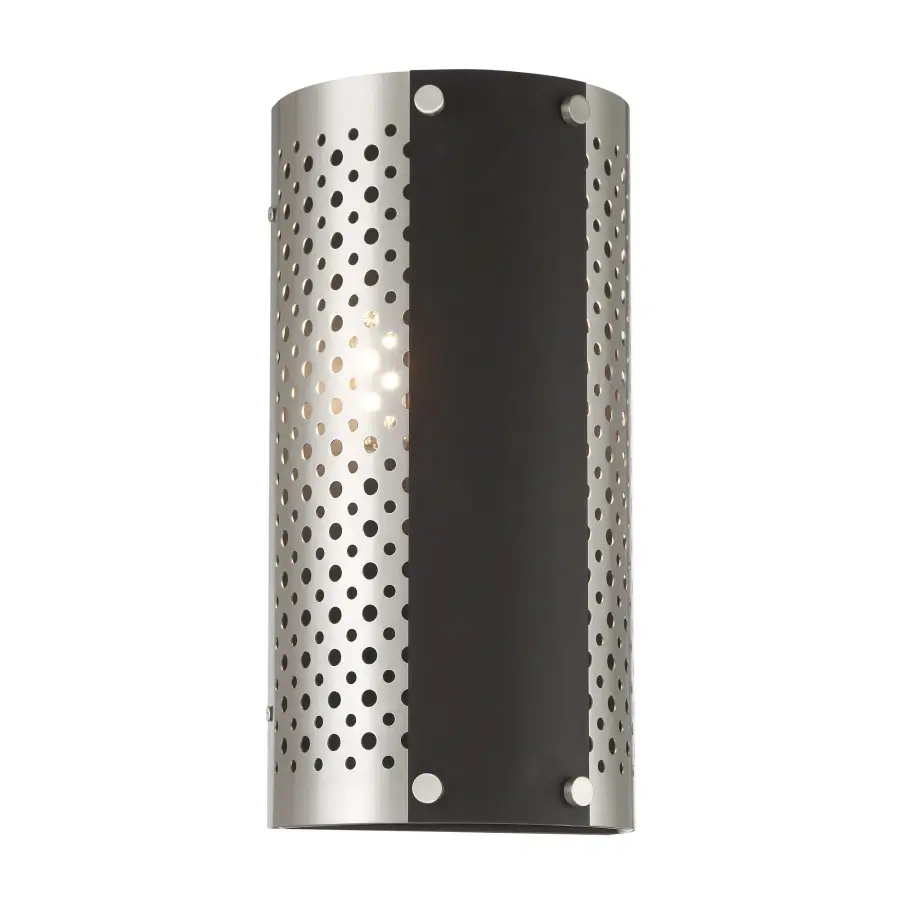 Industrial-Chic Sconce with Dual-Tone Finish - Image 4