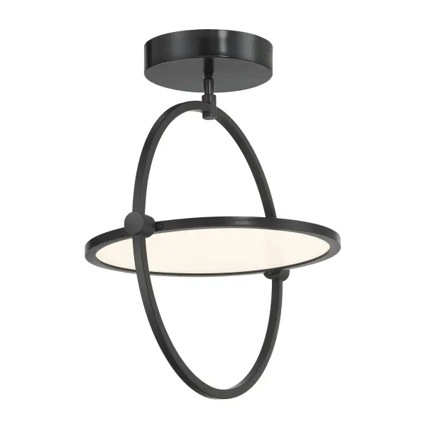 Sleek Modern Semi-Flush with High-CRI LED for Intimate Spaces - Image 5