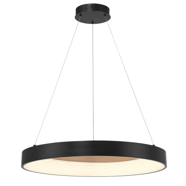 Conc 24" LED Pendant in Coal Black - Image 1