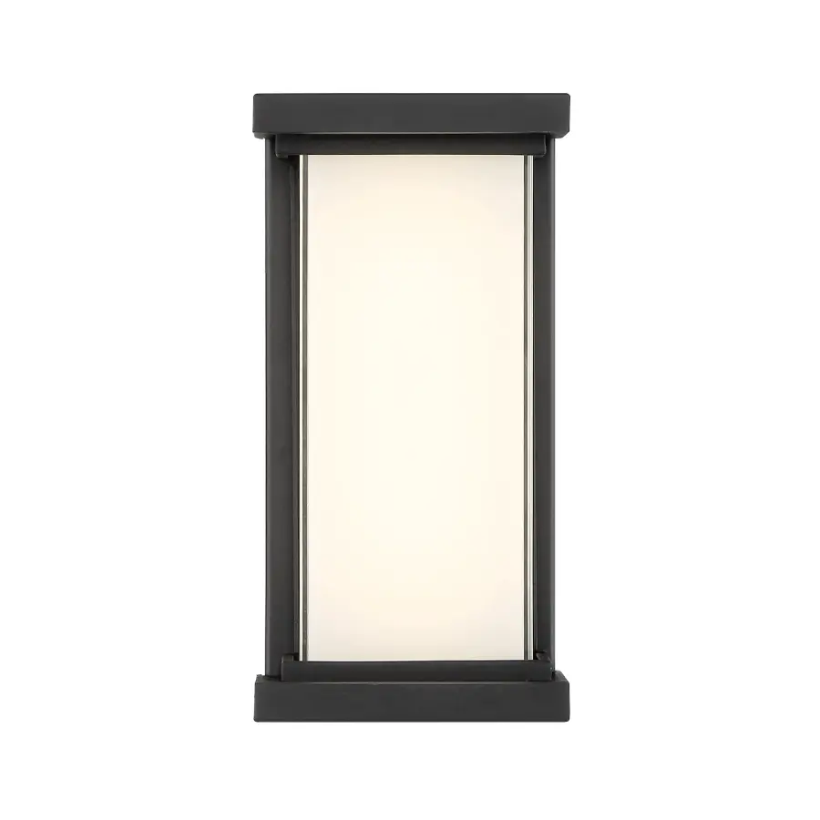 Compact Traditional LED Wall Sconce with Frosted Glass - Image 2