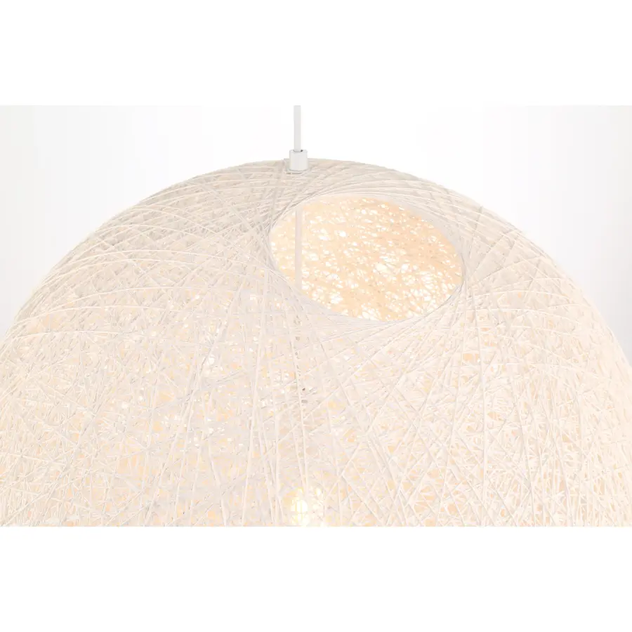 Entwined 24" Light Pendant with White Papyrus Shade - Image 3