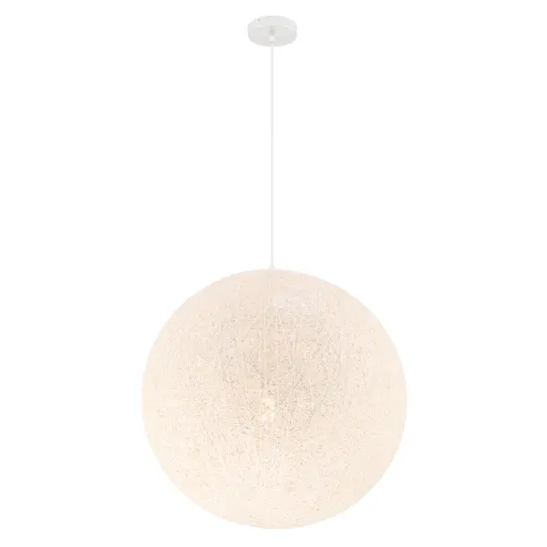 Entwined 24" Light Pendant with White Papyrus Shade - Image 4