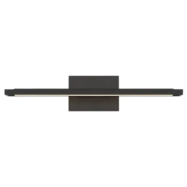 The Parallel wall sconce delivers clean, contemporary lighting with its 24-inch linear profile and frosted acrylic diffuser. High CRI LED technology ensures excellent color rendering in a slim, ADA-friendly form factor. - alternate view
