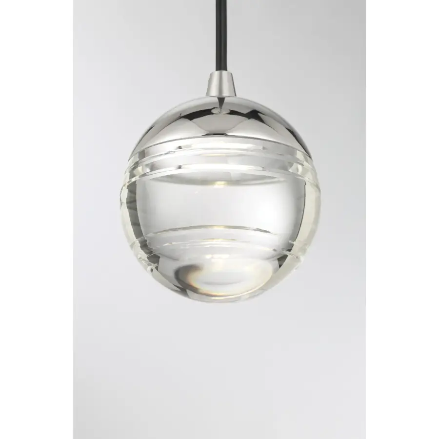 Hail 8W LED Mini Pendant in Polished Nickel - Image 2