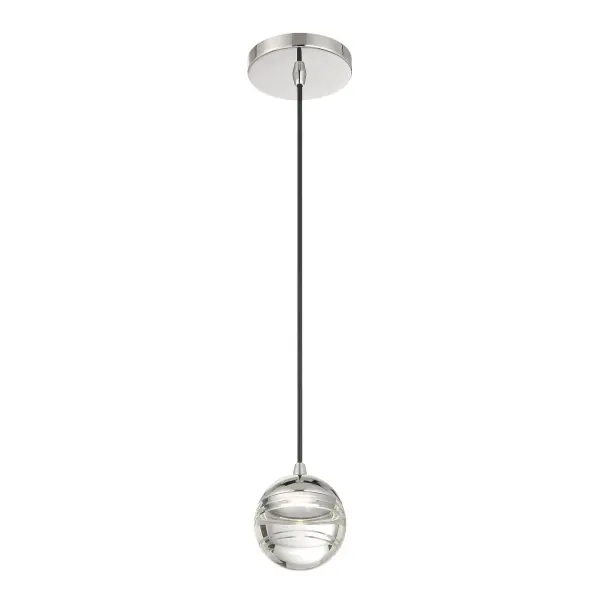 Hail 8W LED Mini Pendant in Polished Nickel - Image 3