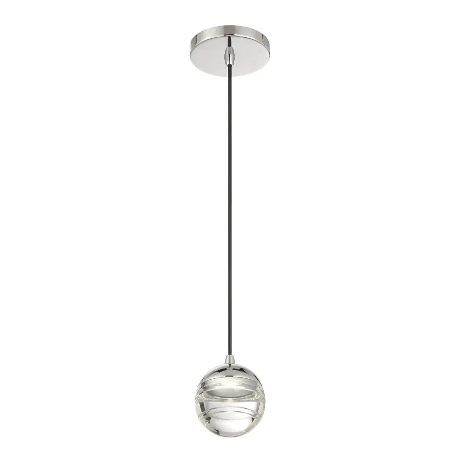Hail 8W LED Mini Pendant in Polished Nickel - Image 3