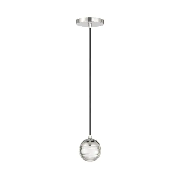 Hail 8W LED Mini Pendant in Polished Nickel - Image 4
