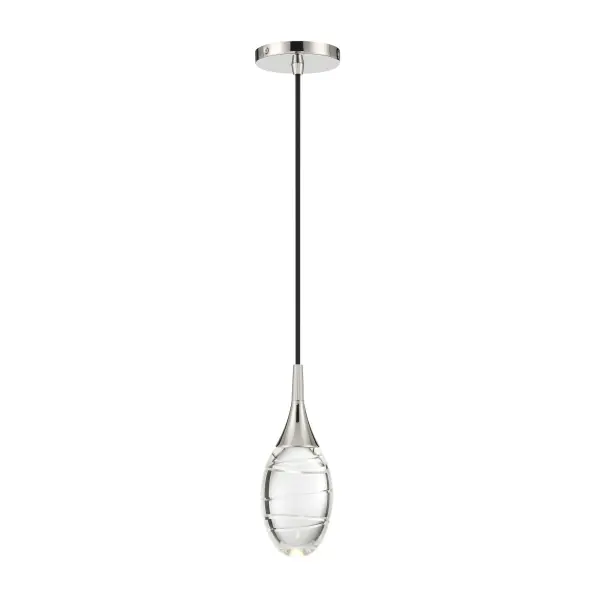 Hail LED Mini Pendant in Polished Nickel - Image 4