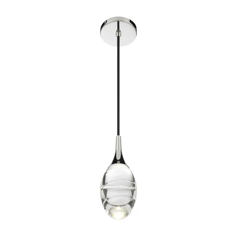 Hail LED Mini Pendant in Polished Nickel - Image 5