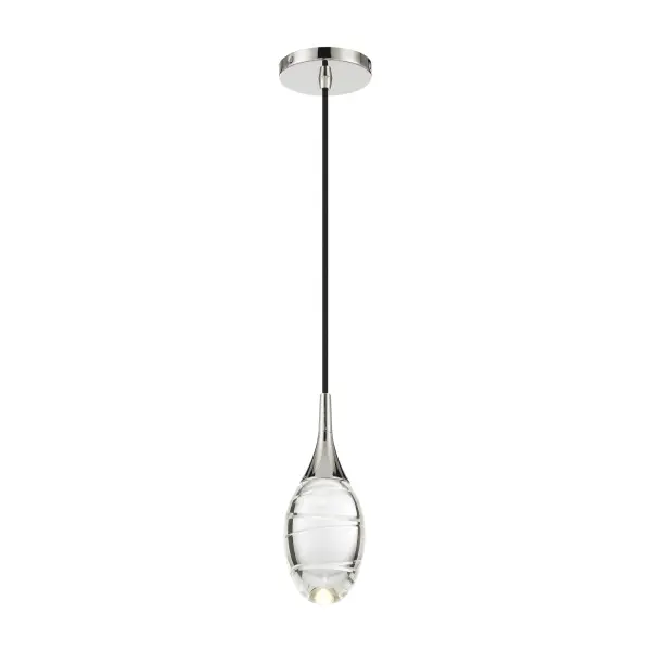 Hail LED Mini Pendant in Polished Nickel - Image 6