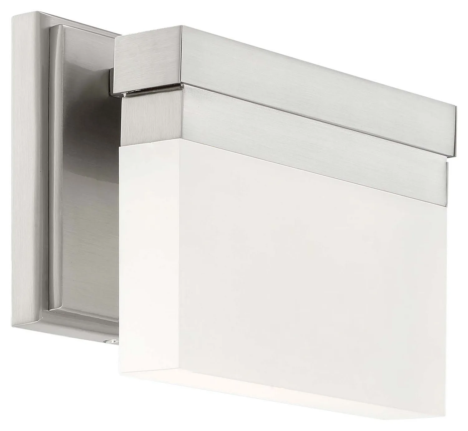 Skinny LED Wall Sconce in Brushed Nickel