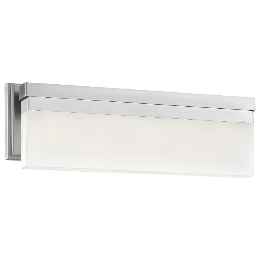 Skinny LED Bath Light in Brushed Nickel