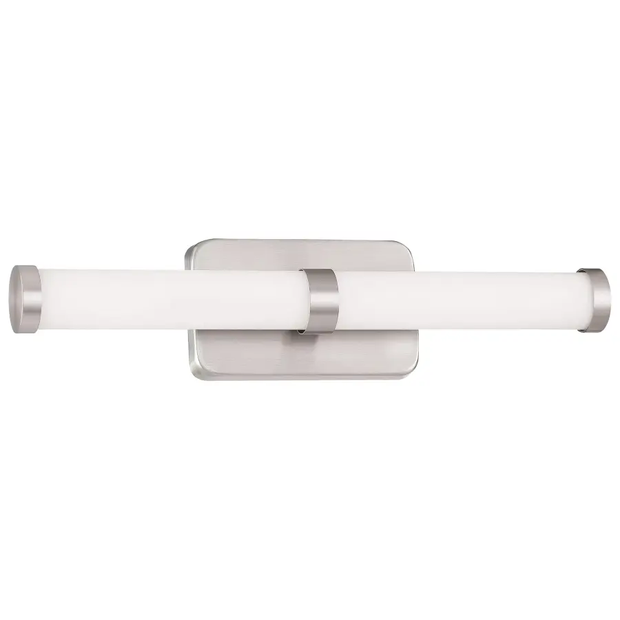 Loupe LED Bath Light in Brushed Nickel