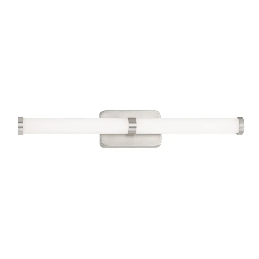 LED Bath 1-Light Vanity Light in Brushed Nickel