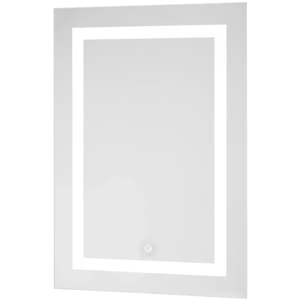 This rectangular LED mirror combines practical illumination with a built-in night light, perfect for bathrooms and bedrooms. The on/off switch provides easy control, while the high CRI of 93 ensures accurate color rendering.