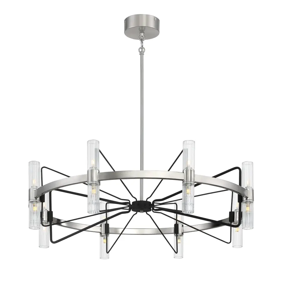 Bold Linear Statement Piece with Industrial-Contemporary Appeal - Image 1