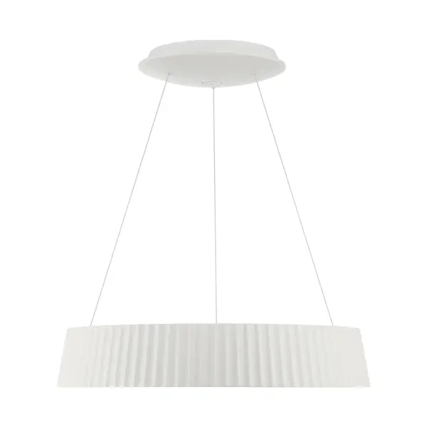 The Star Gate pendant delivers exceptional brightness with 4,402 lumens and superior color rendering (CRI 94). Its clean white finish and acrylic diffuser create a contemporary aesthetic perfect for modern interiors. - alternate view