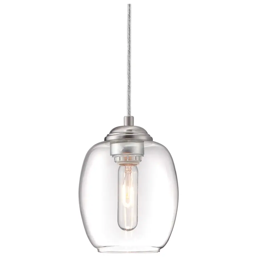 Bubble 1-Light Wall Sconce in Brushed Nickel - Image 2