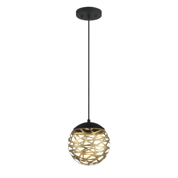 The Golden Eclipse combines modern industrial aesthetics with warm honey gold accents. Its compact 7.88-inch size makes it perfect for task lighting or clustered installations, while the high-CRI LED delivers exceptional color rendering.