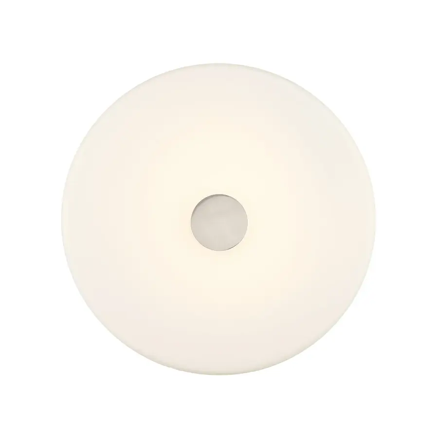 Tauten 12" LED Flush Mount in Brushed Nickel and Coal - Image 4