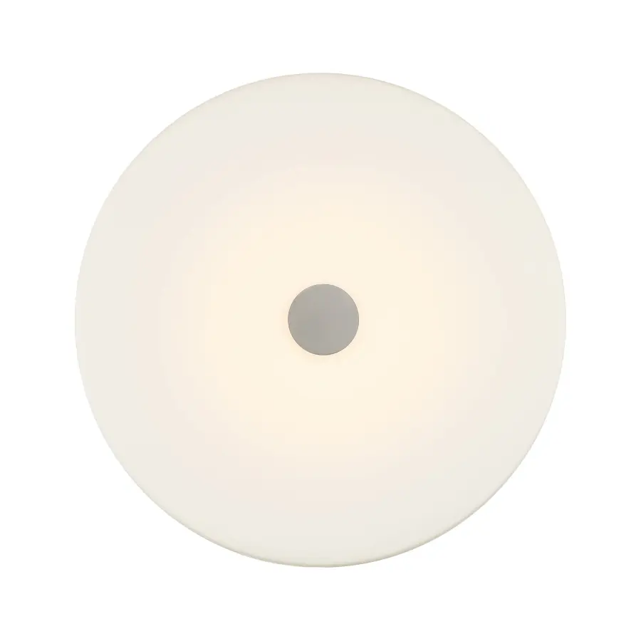 Tauten 15" LED Flush Mount in Brushed Nickel and Coal - Image 4