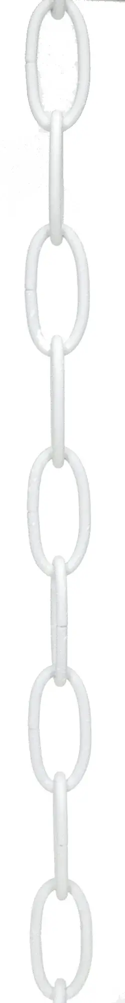 8 Gauge Textured White Chain - 1 Yard
