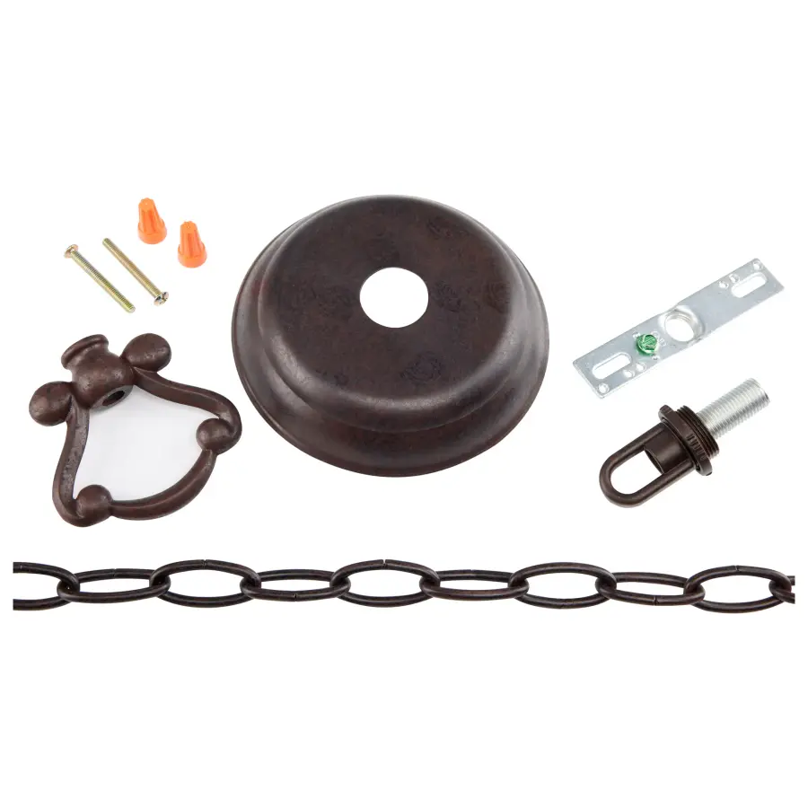 Convertible Pendant Hardware Kit - Old Bronze - Image 1