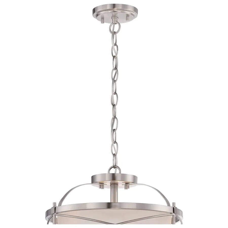 Convertible Pendant Hardware Kit - Brushed Nickel - Image 2