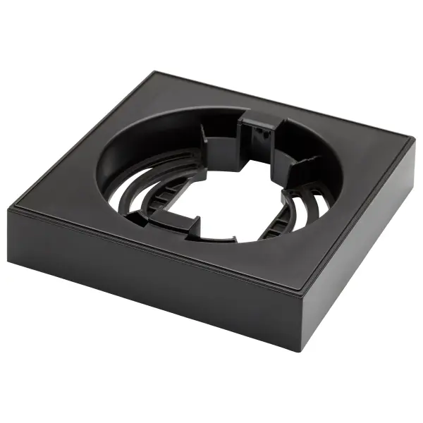 The Blink Pro Square Collar provides a clean, finished look for pendant light installations. This 5-inch bronze accessory conceals ceiling junction boxes with a modern square profile.