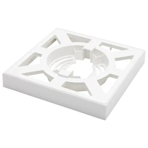 The Blink Pro square collar provides a contemporary finishing touch for 7-inch recessed lighting installations. Its white finish integrates seamlessly with modern ceilings while the square profile adds architectural interest.