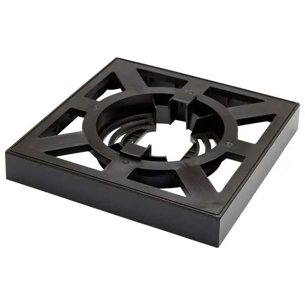 The Blink Pro Square Collar provides a clean, finished look for pendant light installations. This 7-inch bronze accessory conceals ceiling junction boxes with a modern square profile.